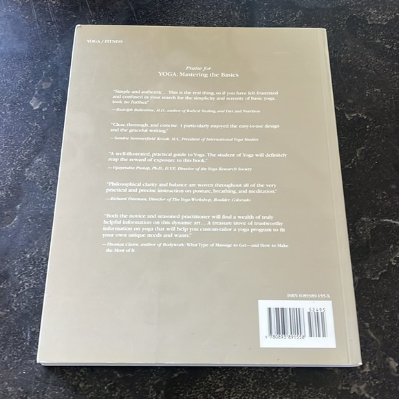 EUC Yoga Basics large paper back instruction book. - Picture 2 of 6